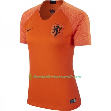 Günstige Fußballtrikots Niederlande Frauens 2018 Kurzarm Heimtrikotsatz kaufen